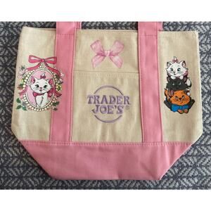 Disney Marie Aristocats Flowers Custom Made Trader Joes Mini Tote One of a Kind